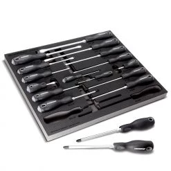 Brand new ๐ Powerbuilt 17 Pc. Master Screwdriver Set with Double Injection Handles - 949018 โญ
