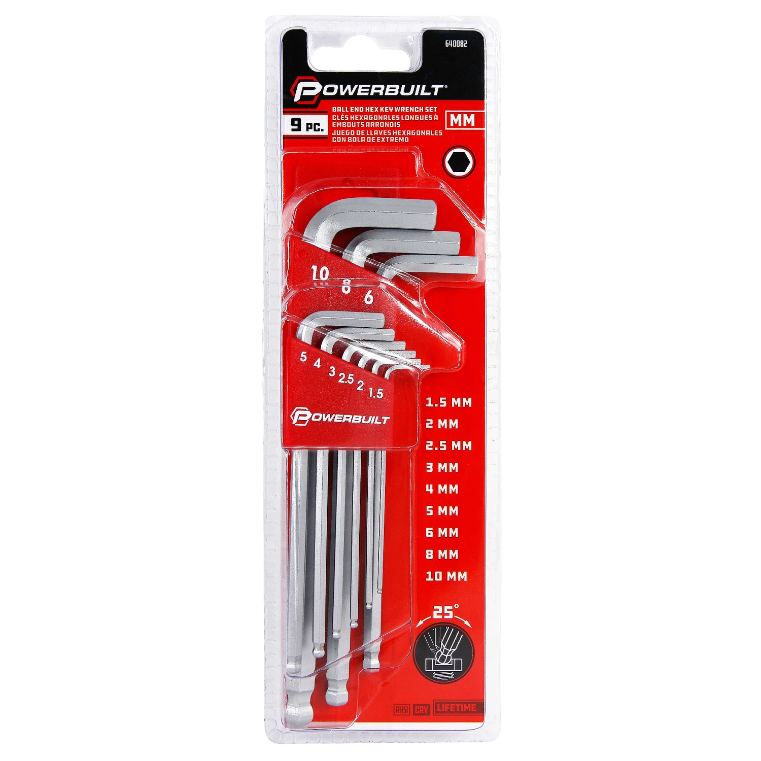 Best Pirce ❤️ Powerbuilt 9 Piece Metric Long Arm Hex Key 🔧 Wrench Set - 640082 ❤️ - Image 5