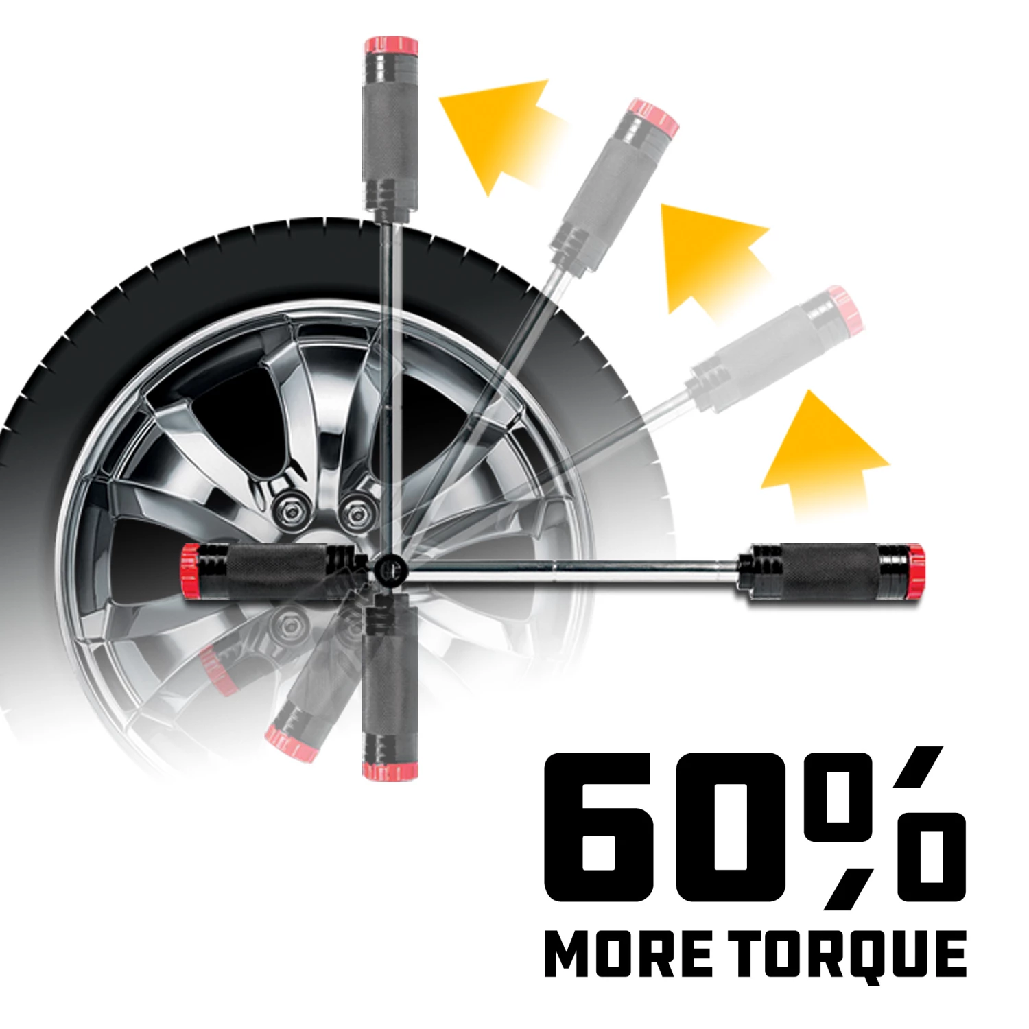 Outlet ⭐ Powerbuilt Billy Club Universal Lug 🔧 Wrench SAE/mm Gen-2 - 642250 👍 - Image 4