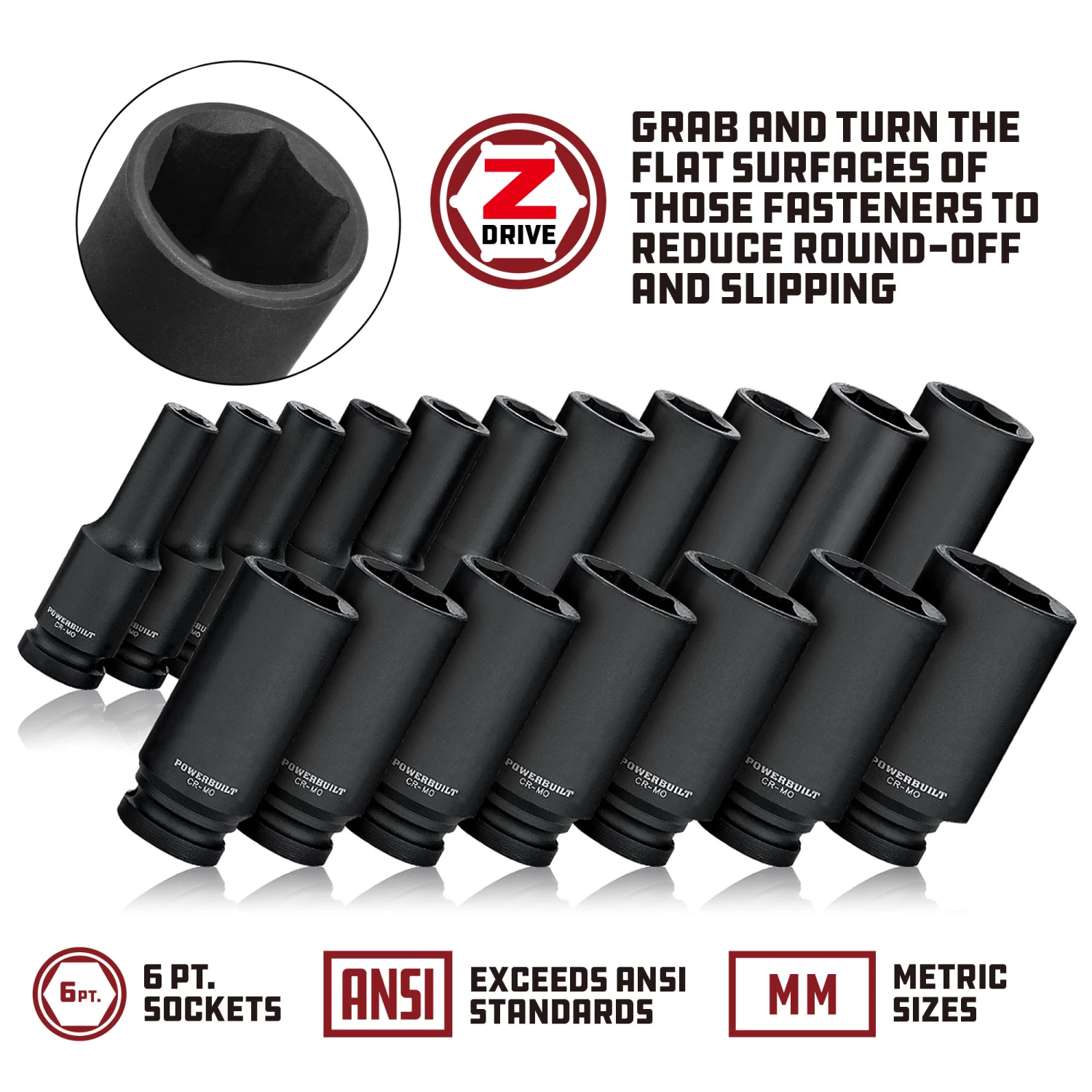 Top 10 ๐ฏ Powerbuilt 1/2 Inch Drive x 23 MM 6 Point Deep Impact Socket - 647290 ๐ฅ - Image 3