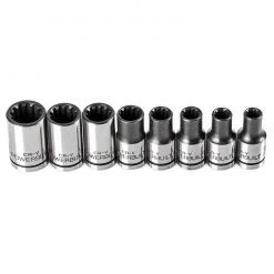 Best reviews of ✔️ Powerbuilt 8 Piece 1/4 Inch Drive Universal Socket Set with Tray - 642053 ✔️