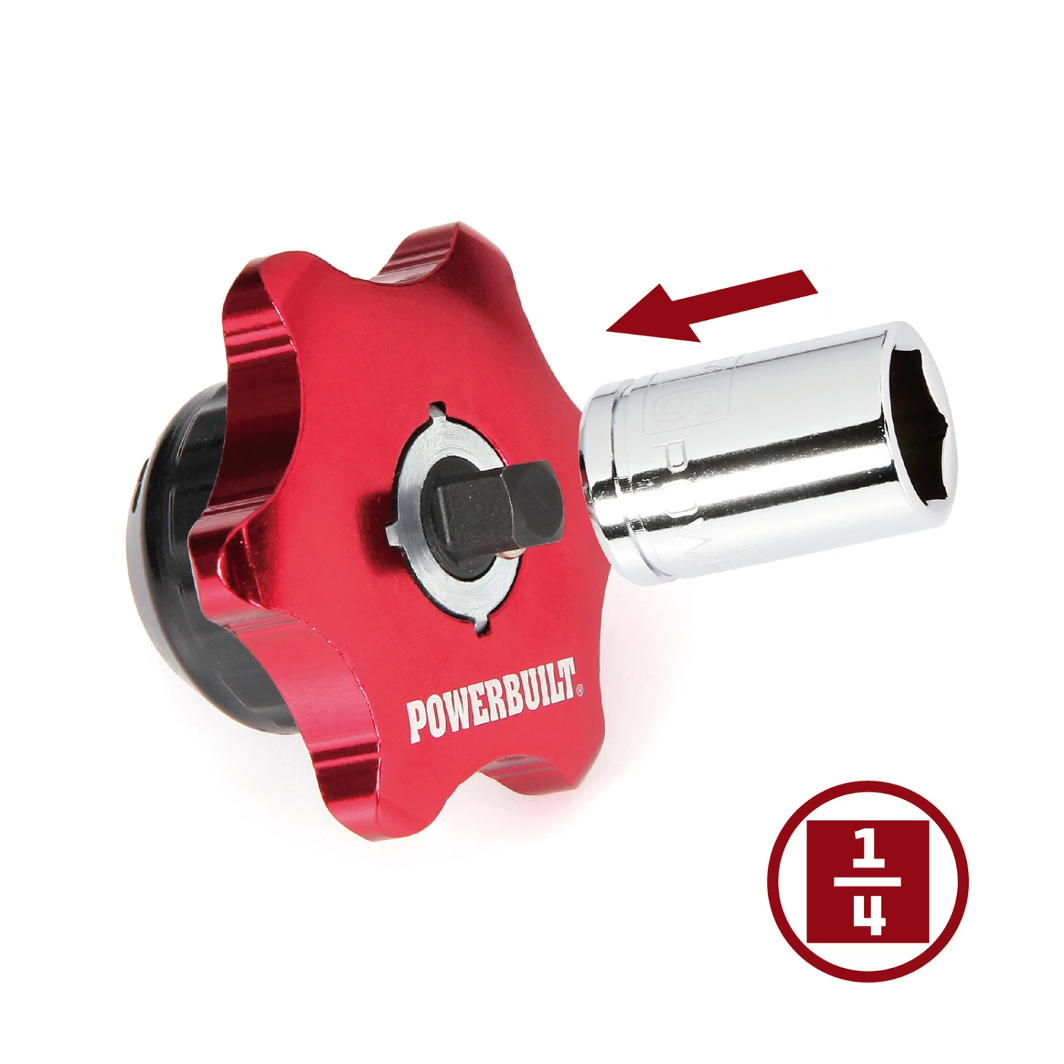 Wholesale 💯 Powerbuilt 1/4" Drive 2-in-1 Thumb Ratchet 🎉 - Image 3