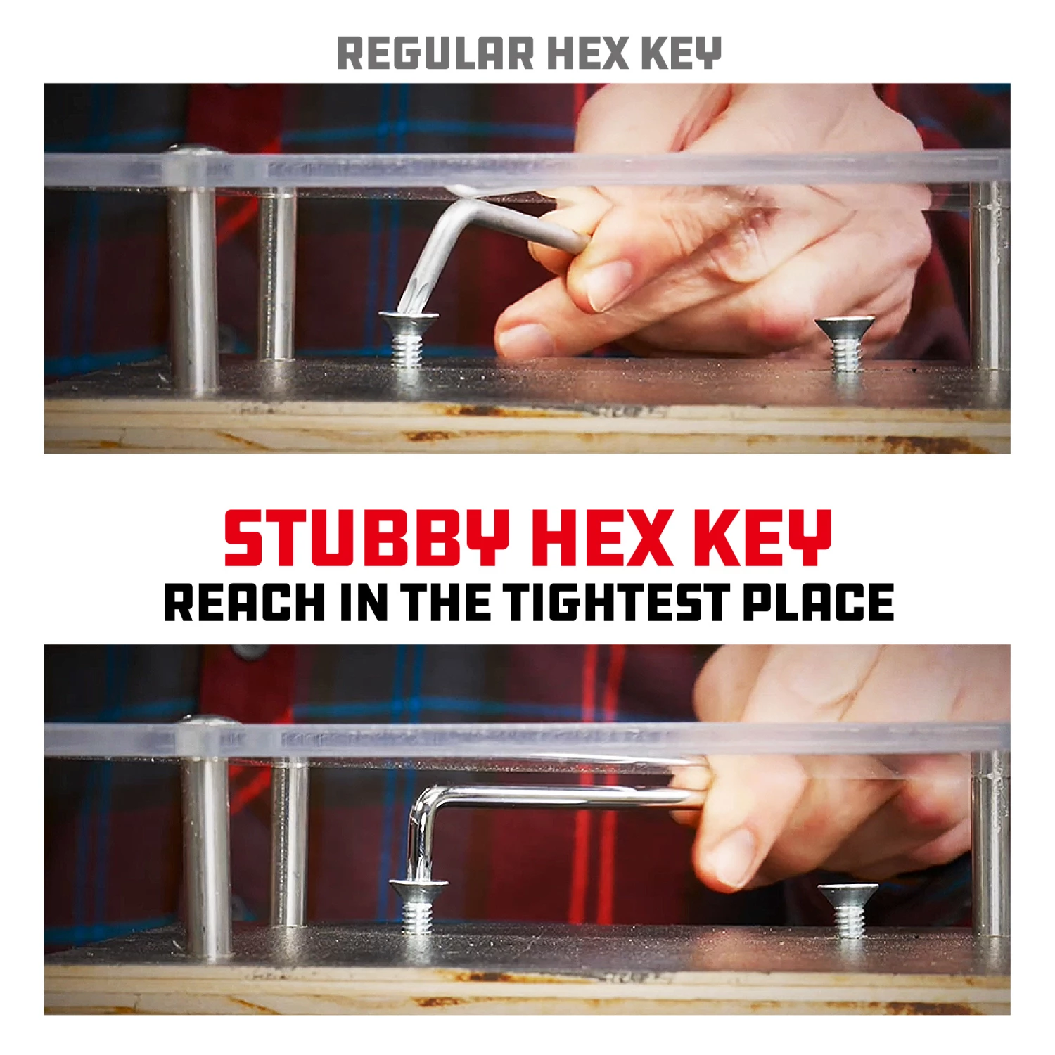 Best Sale ๐ Powerbuilt 9 Piece SAE Stubby Long Arm Ball End Hex Key ๐ง Wrench Set - 240099 ๐งจ - Image 5